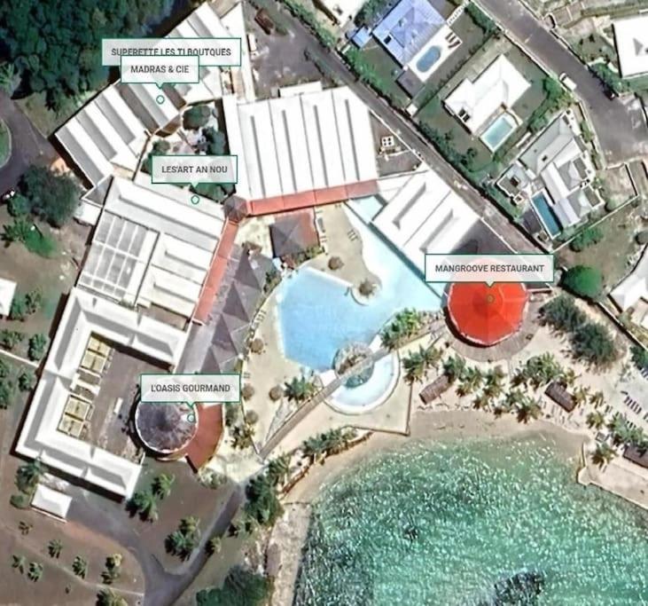 Studio Bord De Mer Avec Piscine - Le Manganao, Saint-Francois Экстерьер фото